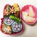 ママまちゃ's cooksnap of when they made ひなまつりに☆お花の飾り寿司♪.