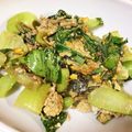 まきりん07's cooksnap of when they made チンゲン菜の卵とじ.