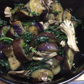 ★ふうこ★'s cooksnap of when they made ほうれん草と茄子と舞茸の炒め物.