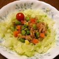 よよっち♪'s cooksnap of when they made ツナと枝豆・キャベツのサラダ♪.