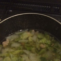 まなひ☺'s cooksnap of when they made 白菜と玉ねぎ大根 鶏挽き肉のコンソメ煮♪.