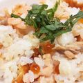 Kayudamaya's cooksnap of when they made 鮭といくらの親子丼.