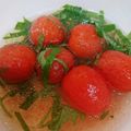 ゆう☆しん's cooksnap of when they made トマトと大葉の美味しいマリネ.