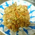 やすらー's cooksnap of when they made 美味しい♡鶏肉のカレーチーズ炒め.