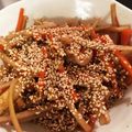 ゆきさく♪'s cooksnap of when they made 簡単おいしい♪しっかり味のきんぴらごぼう.