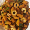 清水の嫁's cooksnap of when they made かぼちゃとちくわの中華炒め.