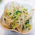 もかぶる's cooksnap of when they made 簡単☆ブロッコリーともやしの和え物♪.