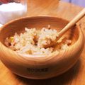 minarock's cooksnap of when they made 簡単！鮭フレークとコーン缶で北海釜飯風♪.