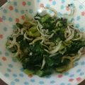 まな姫's cooksnap of when they made 大根葉とじゃこ～我が家のやり方.