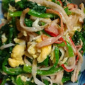 クック38W0BX☆'s cooksnap of when they made ほうれん草の卵マヨ和え♪カニカマ入り☆.