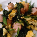 腹ペコaya's cooksnap of when they made 簡単！ウィンナーとほうれん草の卵炒め.