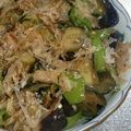 ちゃかのーや's cooksnap of when they made 福耳からしとナスの胡麻油炒め.