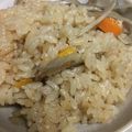 feel872's cooksnap of when they made 鶏ごぼう炊き込みごはん★.