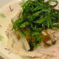 itomin's cooksnap of when they made 大葉にんにく醤油で大根サラダ.