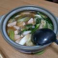 至福の時間's cooksnap of when they made お腹に優しい！鶏しょうがみぞれ鍋！.