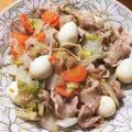 ハルharu母さん's cooksnap of when they made 八宝菜風！豚バラと白菜の炒め物.