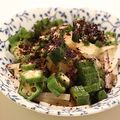グドロン's cooksnap of when they made 大根とオクラのネバネバ梅肉和え和風サラダ.