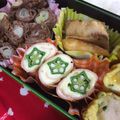 まさたかまま's cooksnap of when they made ＊お弁当おかず＊　オクラチーズクルクル♪.