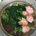 ナピト's cooksnap of when they made BRITAで揚げ巻き豚しゃぶ鍋.