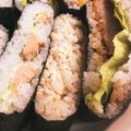 choco晴's cooksnap of when they made カツサンドな★おにぎらず.