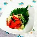 SP♪'s cooksnap of when they made スモークサーモンのおろし和え.