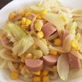 GR_NAOCO's cooksnap of when they made *洋風焼きうどん♡*.