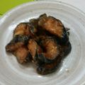 としこ♪'s cooksnap of when they made 味噌味のなすのからし漬け.