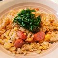 Swimmy☆'s cooksnap of when they made ＊ウィンナーとじゃこのチャーハン＊.