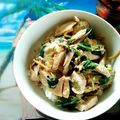 賢くんママ's cooksnap of when they made 麺つゆで簡単！鶏ひき肉とごぼうの柳川風丼.