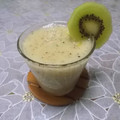 ＠迷子＠'s cooksnap of when they made ஐキウイと林檎のスムージーஐ.