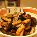 わらし's cooksnap of when they made 茄子とエリンギとギョニソの食べラー炒め.