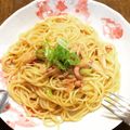 りゅーれん893's cooksnap of when they made 絶品*塩辛のバター麺つゆパスタ.