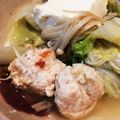 ちゃこ0320's cooksnap of when they made 簡単鶏だんご(つくね)お鍋にも♪.