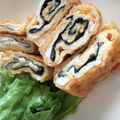 ガチャママ's cooksnap of when they made チーズとのりの玉子焼き.