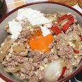 りずのん's cooksnap of when they made 簡単 ピリ辛スタミナ丼 ＊.