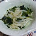 ハヤぱんだ's cooksnap of when they made もやしとわかめのナムル♪.