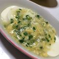 あおたんたん＊'s cooksnap of when they made 豆腐の卵餡かけ.
