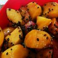 ハチ8コロ8's cooksnap of when they made フライパンde揚げない大学芋♡.