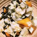 かずは☆彡's cooksnap of when they made 柿とキャベツの塩昆布サラダ(*´∀｀*).