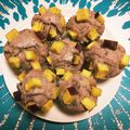 ちょびはなっつ's cooksnap of when they made 鬼まんじゅう(さつまいも蒸しパン).