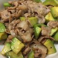 カーレジ's cooksnap of when they made アボカドと豚バラ肉のオイスター炒め.