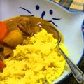 ププぞう's cooksnap of when they made 簡単♡炊飯器でコクあるターメリックライス.