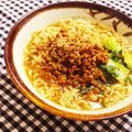 とこきち's cooksnap of when they made インスタント味噌ラーメンde担々麺.