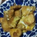 くるるん♡'s cooksnap of when they made 簡単：薩摩芋の天麩羅で作る甘辛卵とじ.