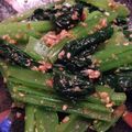 ｓａｙａーｓａｙａ's cooksnap of when they made 小松菜の胡麻和え.