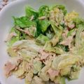 なな0114's cooksnap of when they made キャベツとツナのカラシマヨネーズ和え.