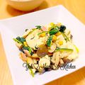 YUH♡ママ's cooksnap of when they made ★ほうれん草入りガーリック炒り豆腐★.