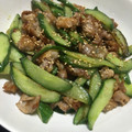 mami_mu's cooksnap of when they made 夏バテ解消☆やみつき胡瓜と豚肉の炒めもの.