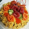 spy來spy's cooksnap of when they made ちらし寿司 お寿司ケーキ 100日祝い.