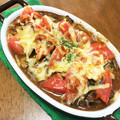YUKIKI☆'s cooksnap of when they made 舞茸とトマトと鯖缶のチーズ焼き.